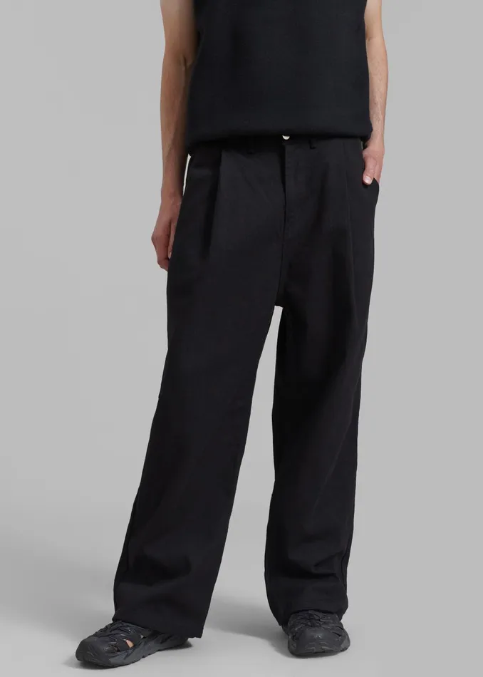 WomenMen Drew Denim Pants 8211 Black The Frankie Shop Bottoms