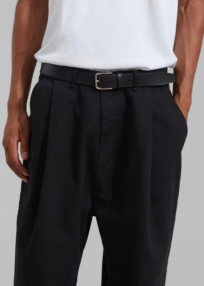 WomenMen Drew Denim Pants 8211 Black The Frankie Shop Bottoms