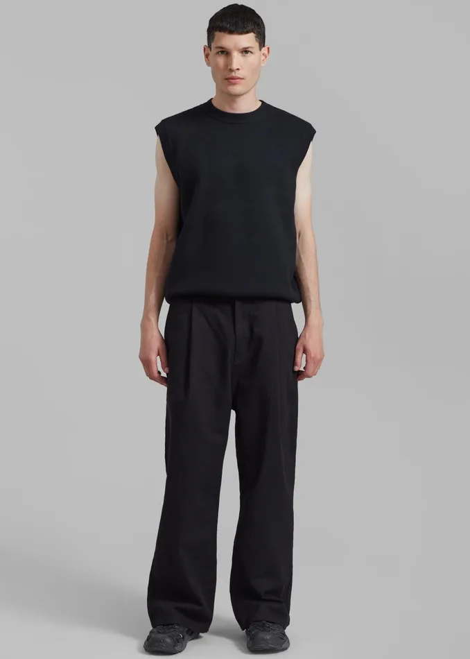 WomenMen Drew Denim Pants 8211 Black The Frankie Shop Bottoms
