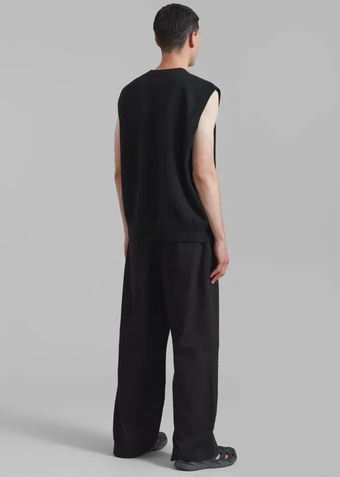 WomenMen Drew Denim Pants 8211 Black The Frankie Shop Bottoms
