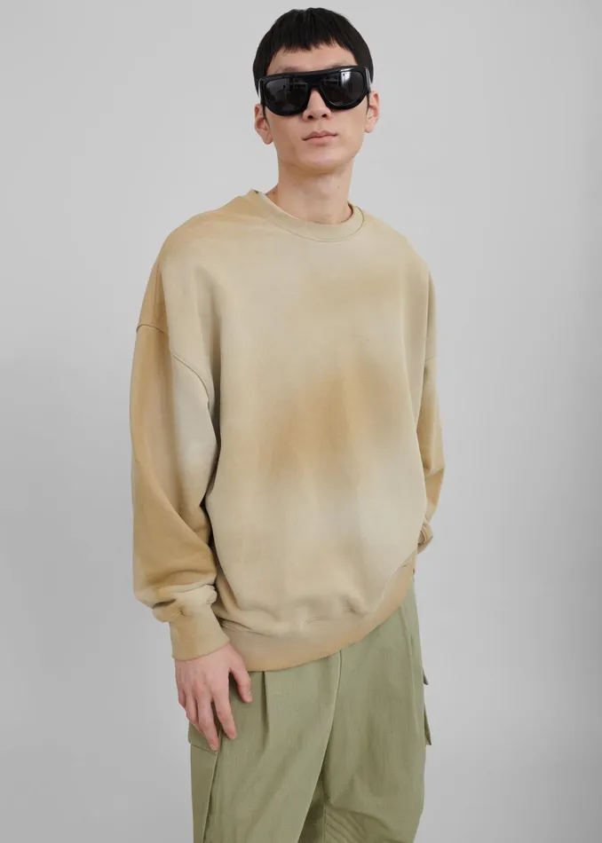 WomenMen Hart Tie Dye Sweatshirt 8211 Beige The Frankie Shop Tops