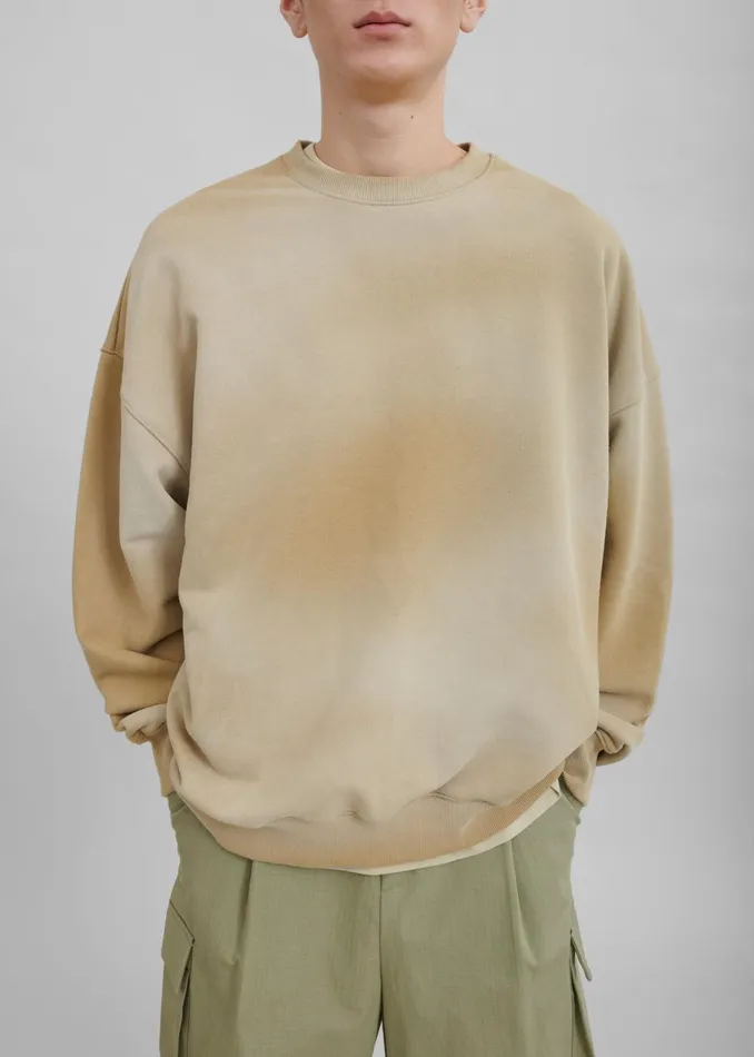 WomenMen Hart Tie Dye Sweatshirt 8211 Beige The Frankie Shop Tops