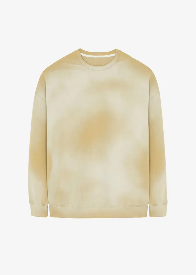 WomenMen Hart Tie Dye Sweatshirt 8211 Beige The Frankie Shop Tops