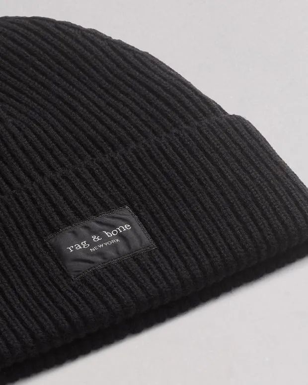 WomenMen Hats and Gloves Rag and Bone Blake Beanie Black
