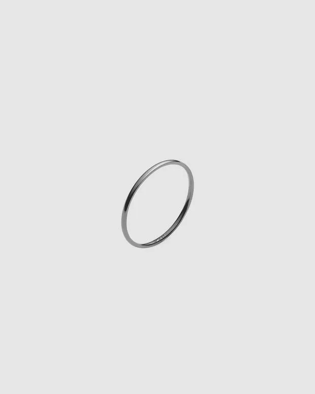 WomenMen Jewelry Rag and Bone The Thread Ring Black Titanium