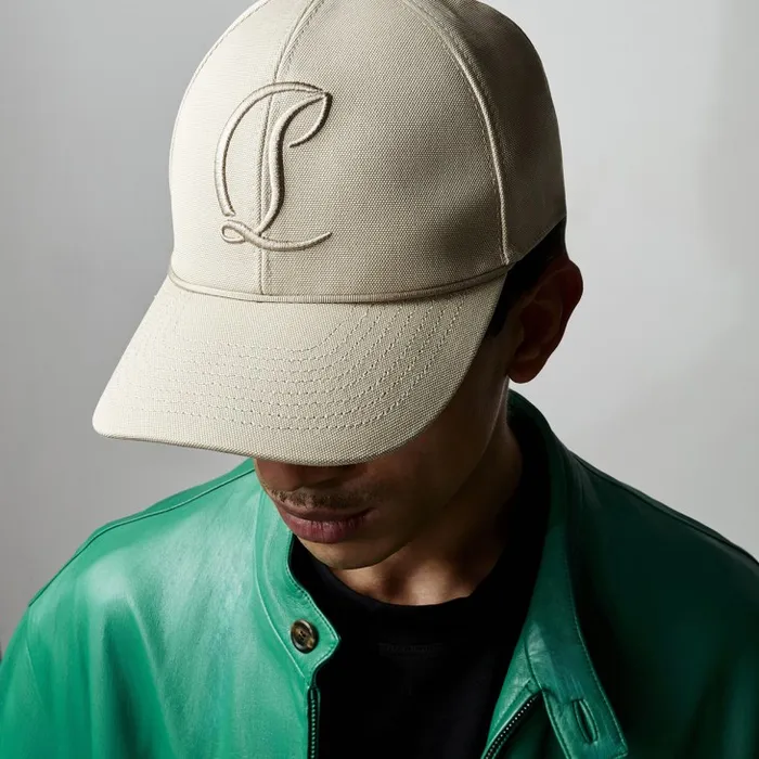 WomenMen Mooncrest Baseball Cap 8211 Canva 8211 Saharienne Christian Louboutin Hats