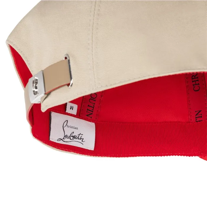 WomenMen Mooncrest Baseball Cap 8211 Canva 8211 Saharienne Christian Louboutin Hats