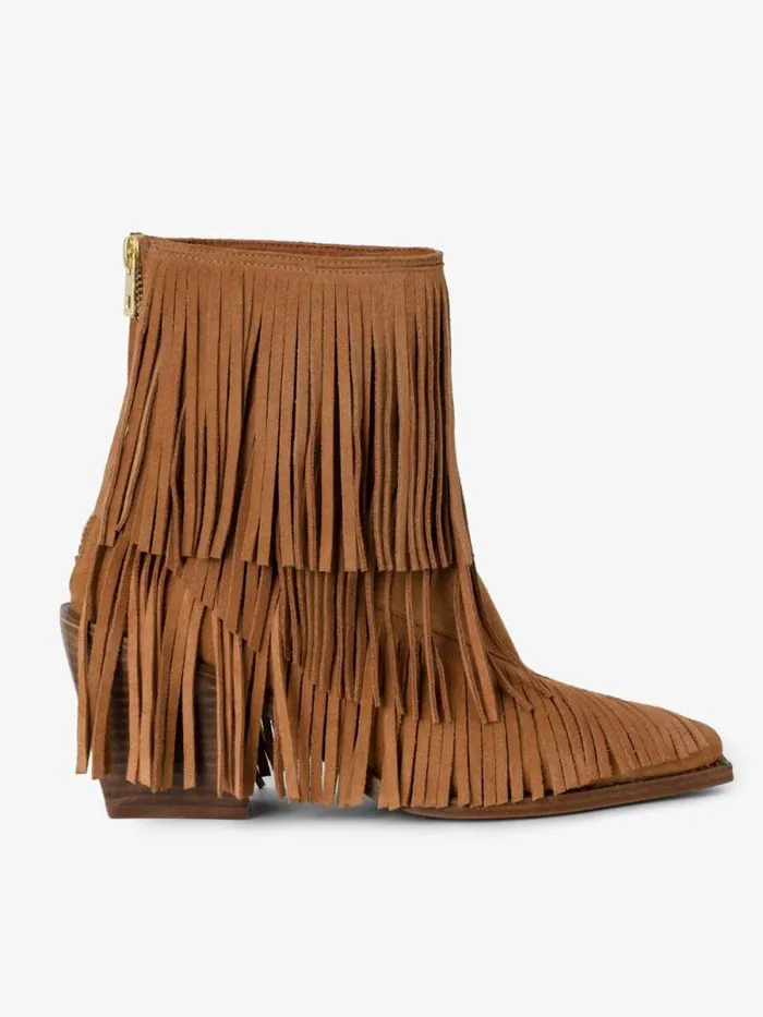 WomenMen Zadig and Voltaire Boots Cara Suede Ankle Boots Heritage