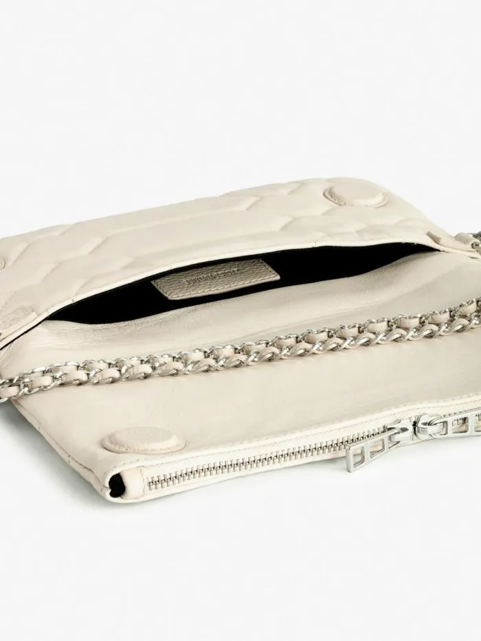 WomenMen Zadig and Voltaire Shoulder Bags Rock Quilted Clutch Flash WomenMen Zadig and Voltaire Shoulder Bags Rock Quilted Clutch Flash