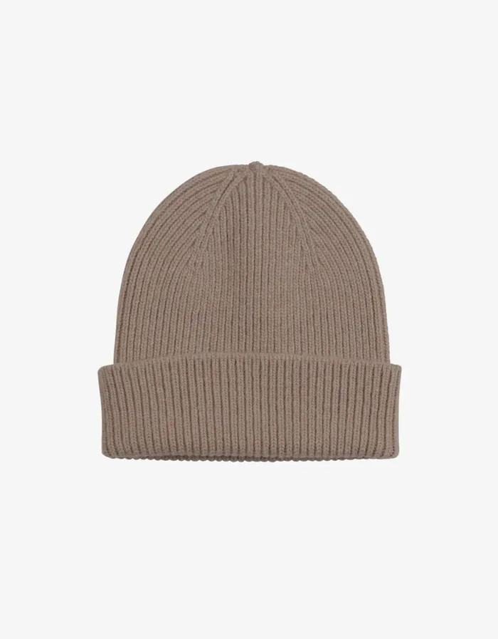 Women Merino Wool Beanie Warm Taupe Colorful Standard Beanies