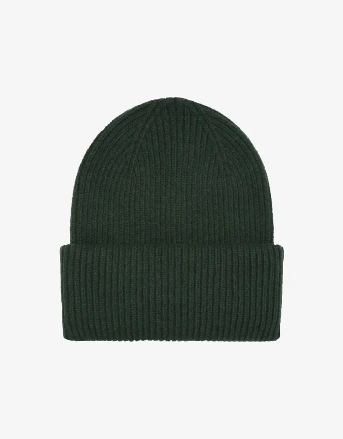 Women Merino Wool Hat Hunter Green Colorful Standard Hats