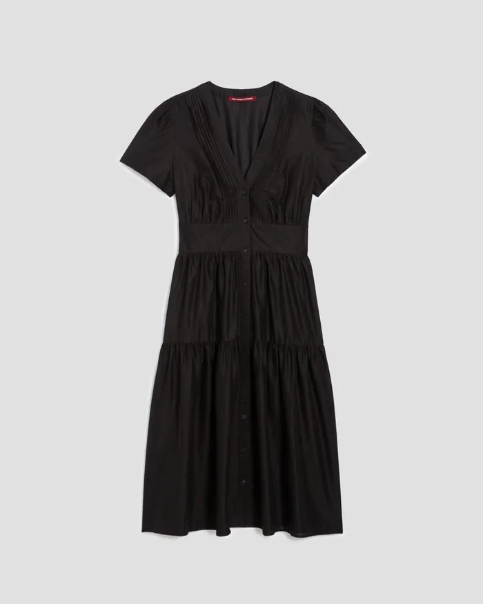 Women Midi Dress Black Beauty Comptoir Des Cotonniers Dresses and Jumpsuits Women Midi Dress Black Beauty Comptoir Des Cotonniers Dresses and Jumpsuits