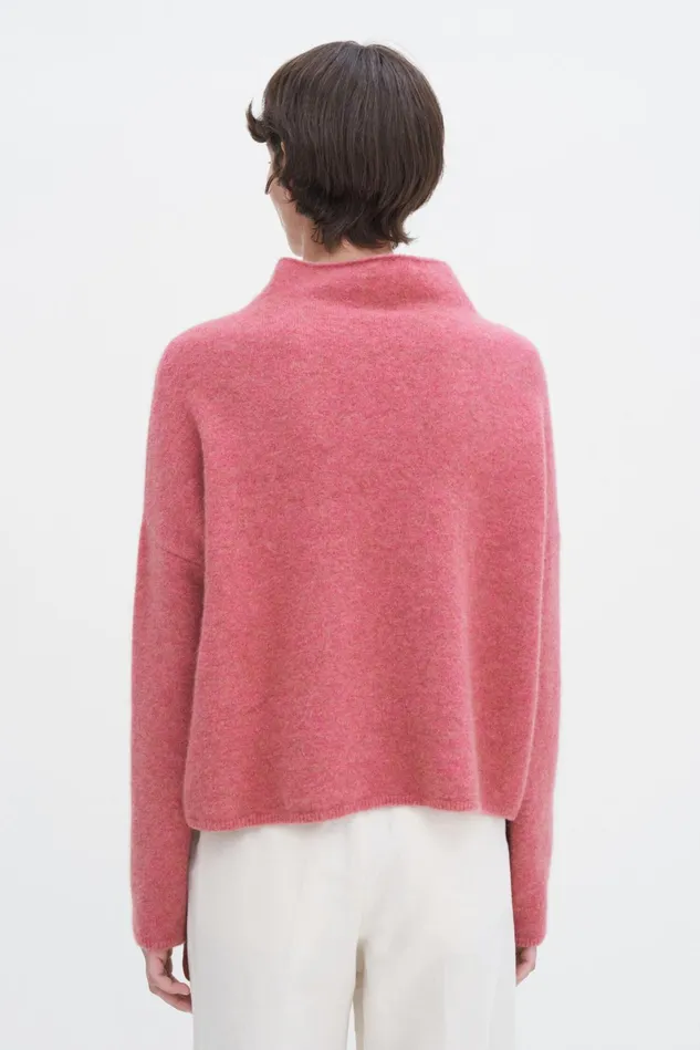 Women Mika Yak Funnelneck Sweater Light Raspberry Filippa K Knitwear