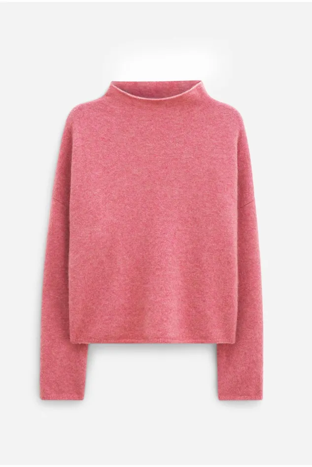 Women Mika Yak Funnelneck Sweater Light Raspberry Filippa K Knitwear