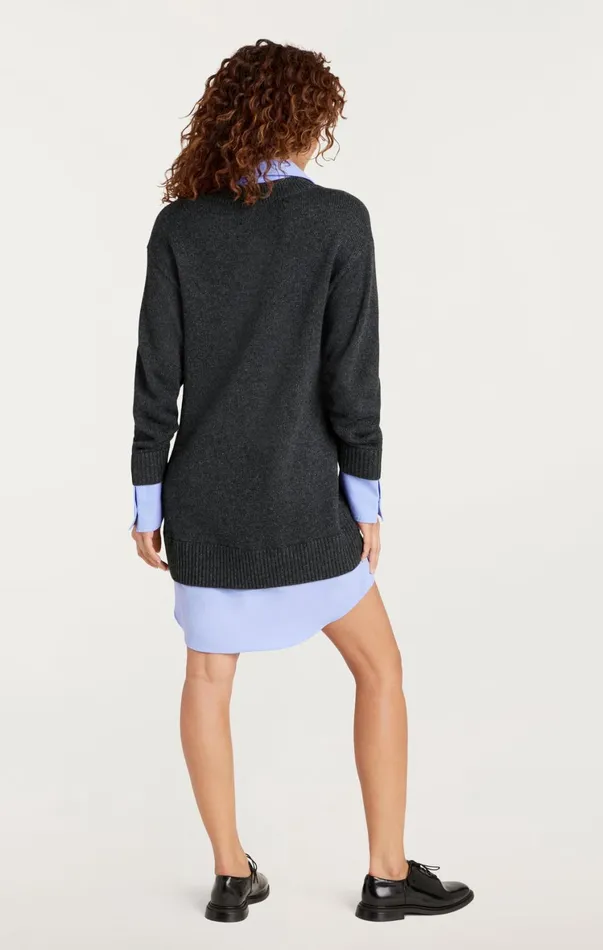 Women Mini Cinq Sept Santina Dress Charcoalraincloud