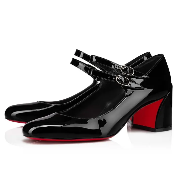Women Miss Jane 55 Mm Mary Janes 8211 Patent Calf 8211 Black Christian Louboutin Pumps