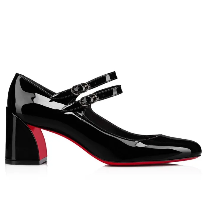 Women Miss Jane 55 Mm Mary Janes 8211 Patent Calf 8211 Black Christian Louboutin Pumps