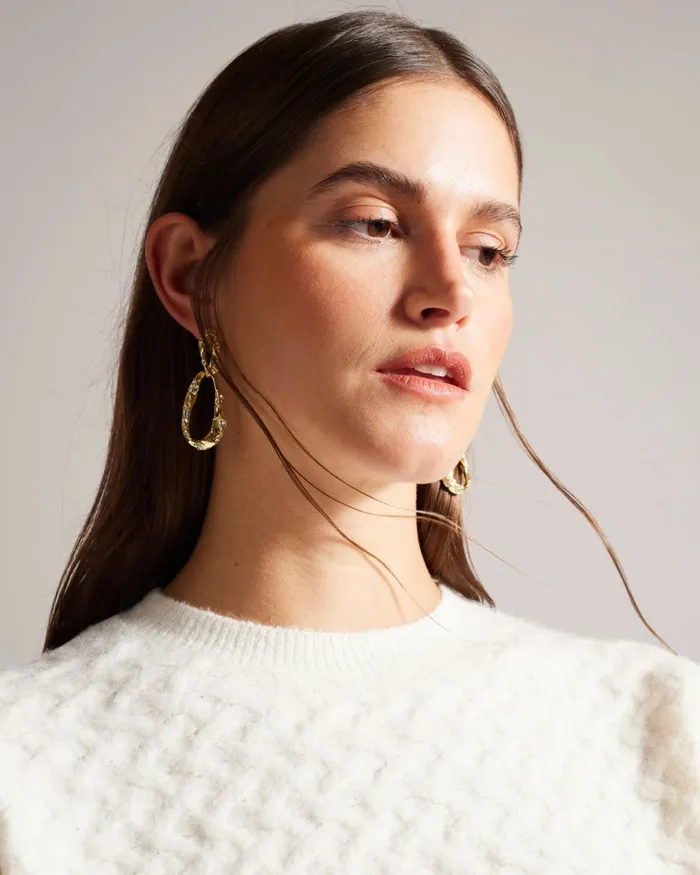 Women MORLEA 8211 Horizontal Cable Relaxed Jumper Ivory Ted Baker Jumpers and Cardigans Women MORLEA 8211 Horizontal Cable Relaxed Jumper Ivory Ted Baker Jumpers and Cardigans