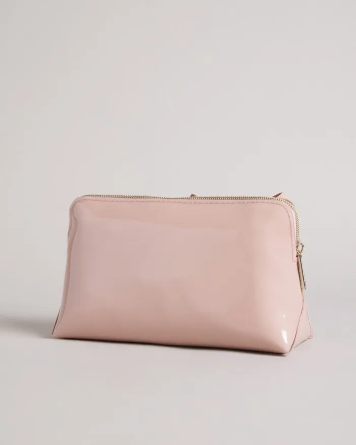 Women NICOLAI 8211 Glossy Bow Embellished Makeup Bag Pale Pink Ted Baker Wash and Makeup Bags Women NICOLAI 8211 Glossy Bow Embellished Makeup Bag Pale Pink Ted Baker Wash and Makeup Bags