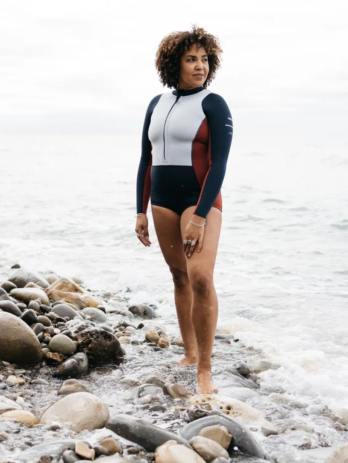 Women Nieuwland 2mm Yulex Long Sleeve Swimsuit Navyskyrust Finisterre Swimwear and Bikinis Women Nieuwland 2mm Yulex Long Sleeve Swimsuit Navyskyrust Finisterre Swimwear and Bikinis