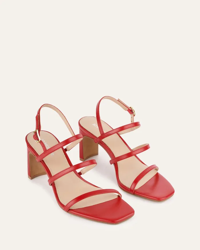 Women Nix mid heel sandals salsa leather MID SANDALS jomercer