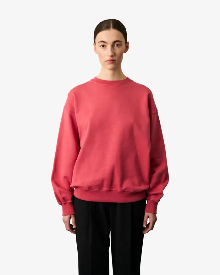 Women Organic Oversized Crew Soft Lavender Colorful Standard Crewneck Sweatshirts