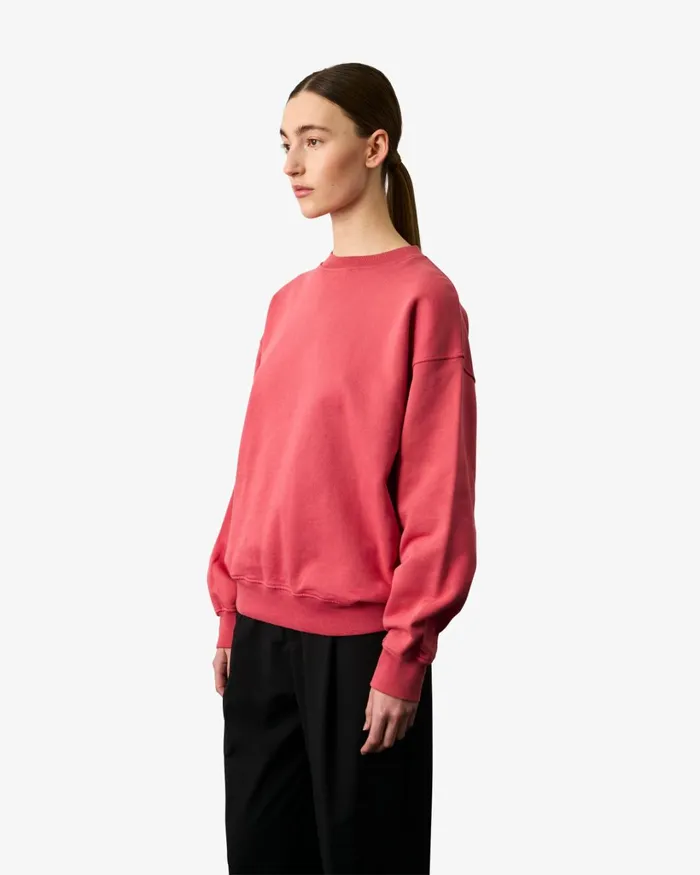 Women Organic Oversized Crew Soft Lavender Colorful Standard Crewneck Sweatshirts