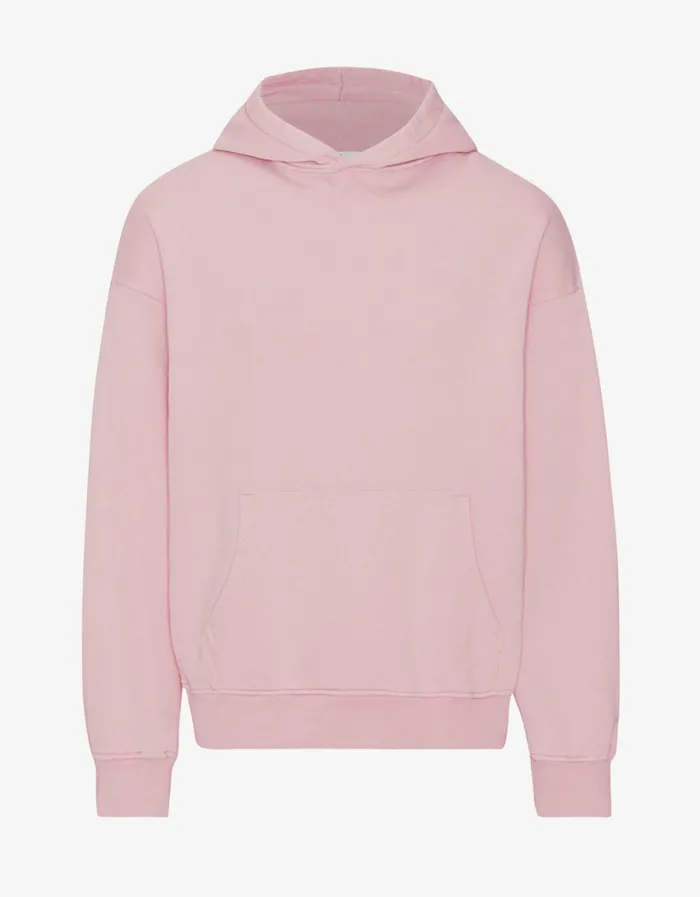 Women Organic Oversized Hood Faded Pink Colorful Standard Hoodies