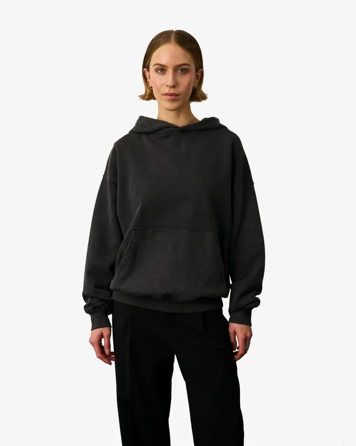 Women Organic Oversized Hood Faded Pink Colorful Standard Hoodies