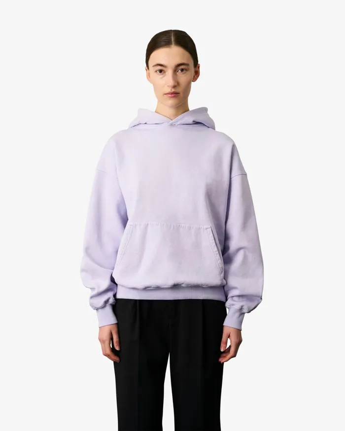 Women Organic Oversized Hood Oyster Grey Colorful Standard Hoodies
