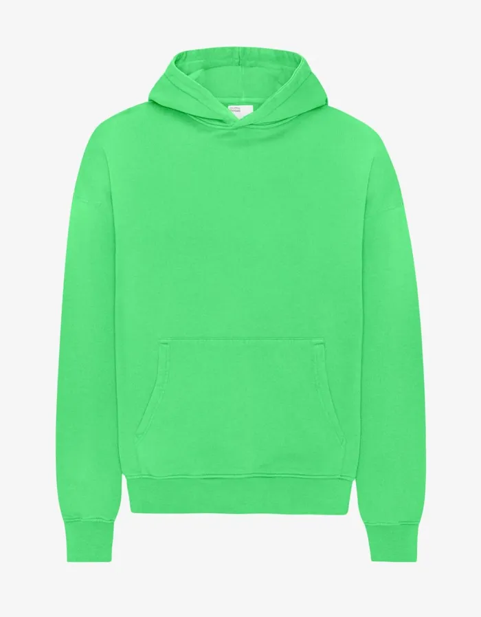 Women Organic Oversized Hood Spring Green Colorful Standard Hoodies