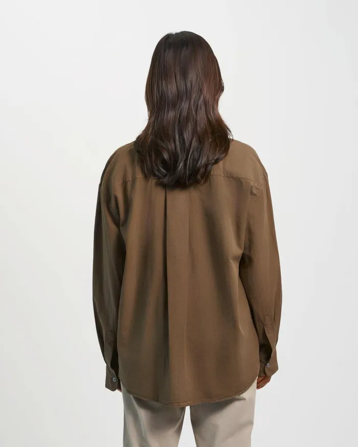 Women Organic Oversized Shirt Faded Pink Colorful Standard Shirts