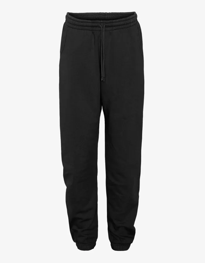 Women Organic Sweatpants Deep Black Colorful Standard Sweatpants