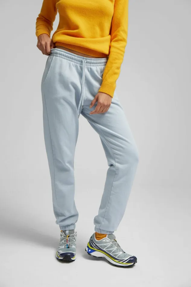 Women Organic Sweatpants Deep Black Colorful Standard Sweatpants