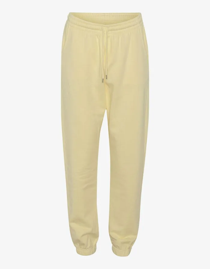 Women Organic Sweatpants Soft Yellow Colorful Standard Sweatpants
