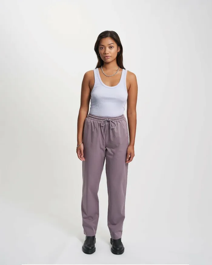 Women Organic Twill Pants Desert Khaki Colorful Standard Pants
