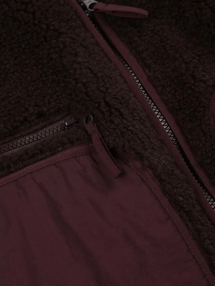 Women Orsik Fleece Gilet Seal Brown Finisterre Jackets Coats and Gilets