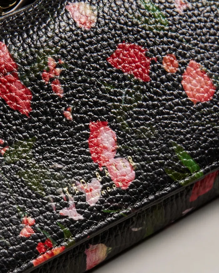 Women OTILINE 8211 Floral Print Bobble Purse Black Ted Baker Purses and Cardholders