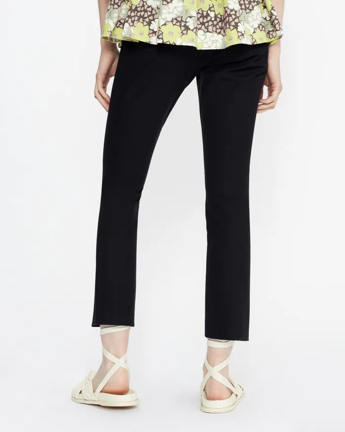 Women OZETE 8211 Slit Detail Trousers Black Ted Baker Trousers and Shorts Women OZETE 8211 Slit Detail Trousers Black Ted Baker Trousers and Shorts