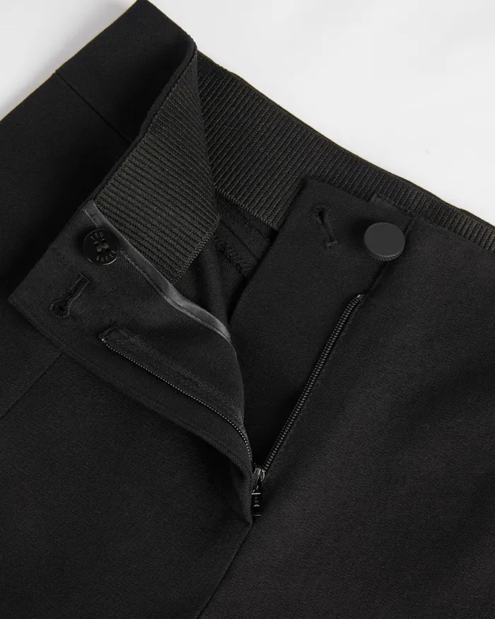 Women OZETE 8211 Slit Detail Trousers Black Ted Baker Trousers and Shorts Women OZETE 8211 Slit Detail Trousers Black Ted Baker Trousers and Shorts