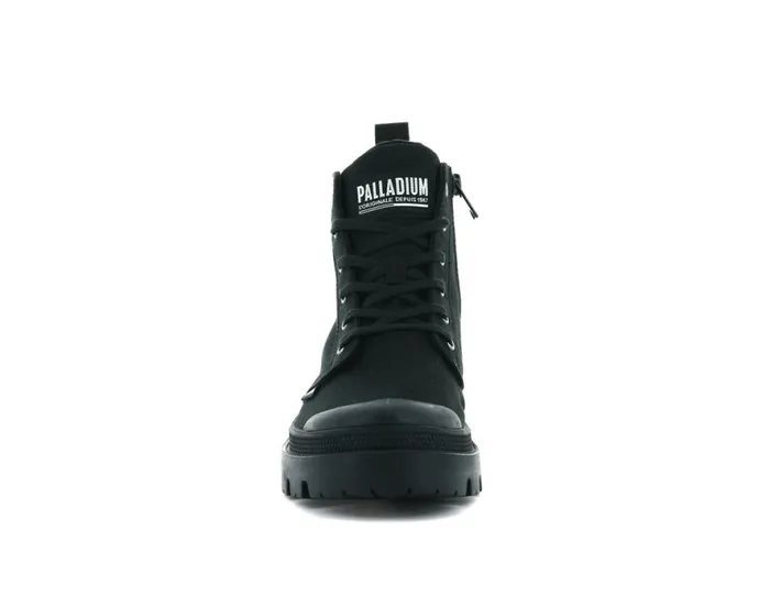 Women PALLABASE TWILL Blackblack PALLADIUM Heel Boots Women PALLABASE TWILL Blackblack PALLADIUM Heel Boots
