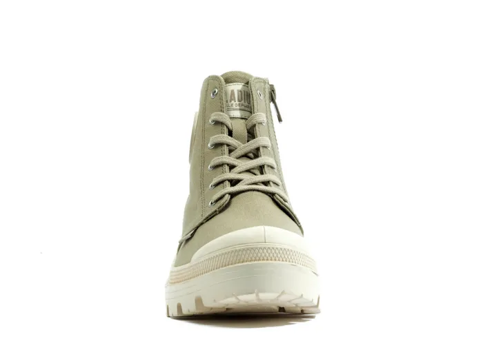Women PALLABASE TWILL Dune PALLADIUM Heel Boots Women PALLABASE TWILL Dune PALLADIUM Heel Boots