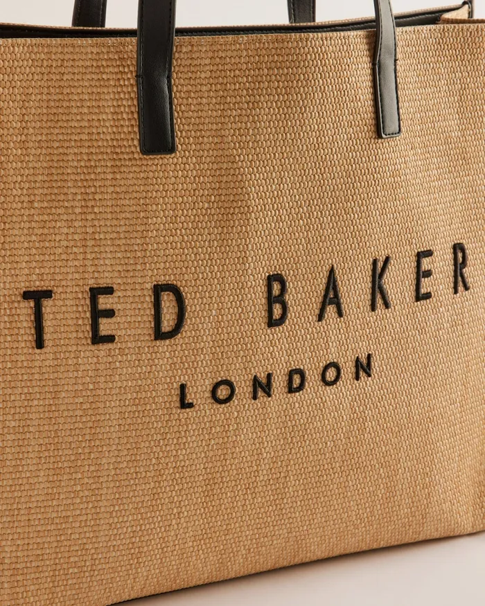 Women PALLMER 8211 Large Woven Icon Tote Bag Natural Ted Baker Icon Bags and Signature Bags Women PALLMER 8211 Large Woven Icon Tote Bag Natural Ted Baker Icon Bags and Signature Bags