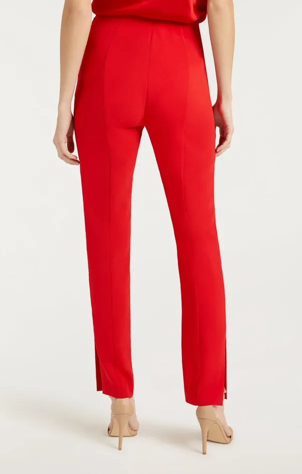 Women Pants Cinq Sept Brianne Pant Ruby Red