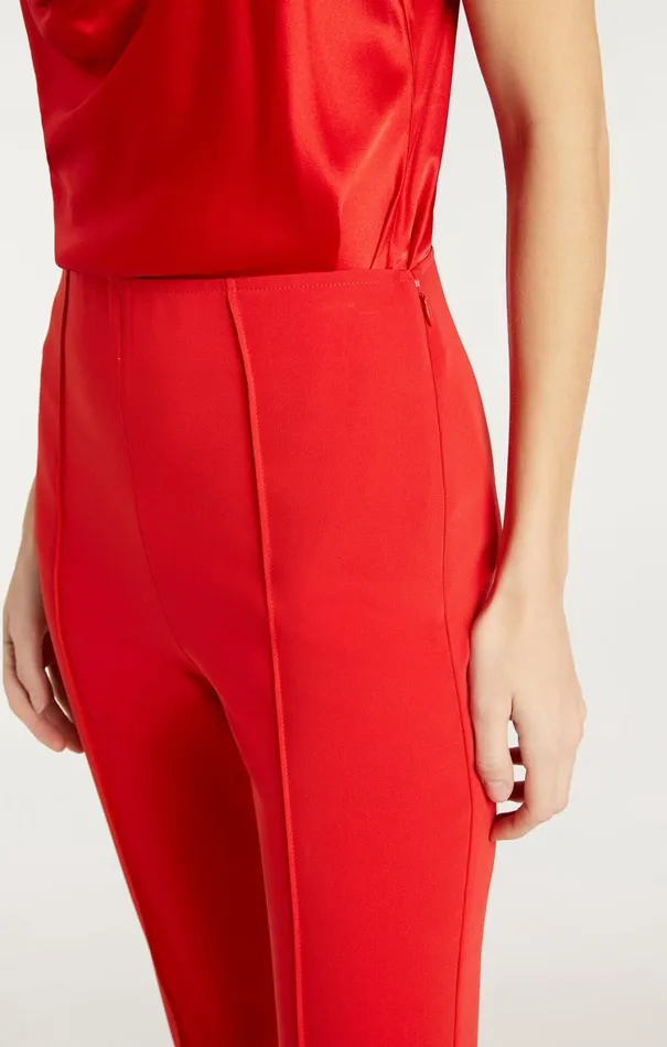 Women Pants Cinq Sept Brianne Pant Ruby Red