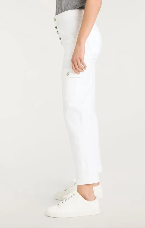 Women Pants Cinq Sept Cargo Benji Pant White