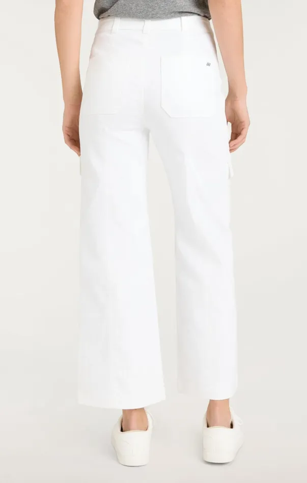 Women Pants Cinq Sept Cargo Benji Pant White