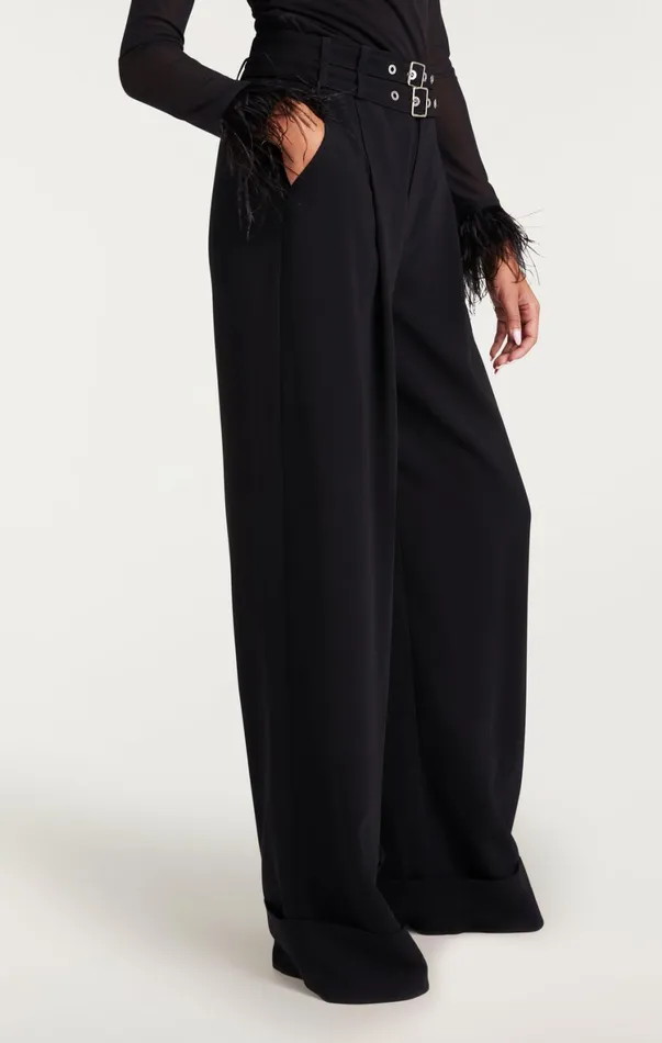 Women Pants Cinq Sept Cortina Pant Black