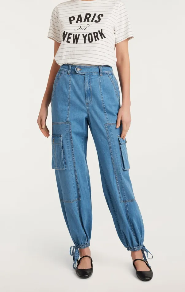 Women Pants Cinq Sept Zola Pant Light Wash
