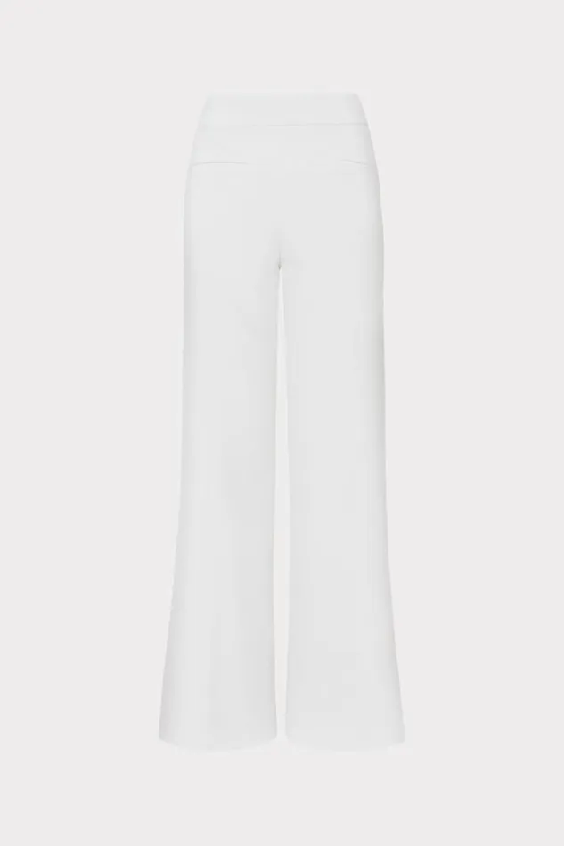 Women Pants Milly Nash Cady Pants Ecru